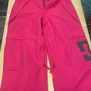 Girls pink snowboard/ski pants